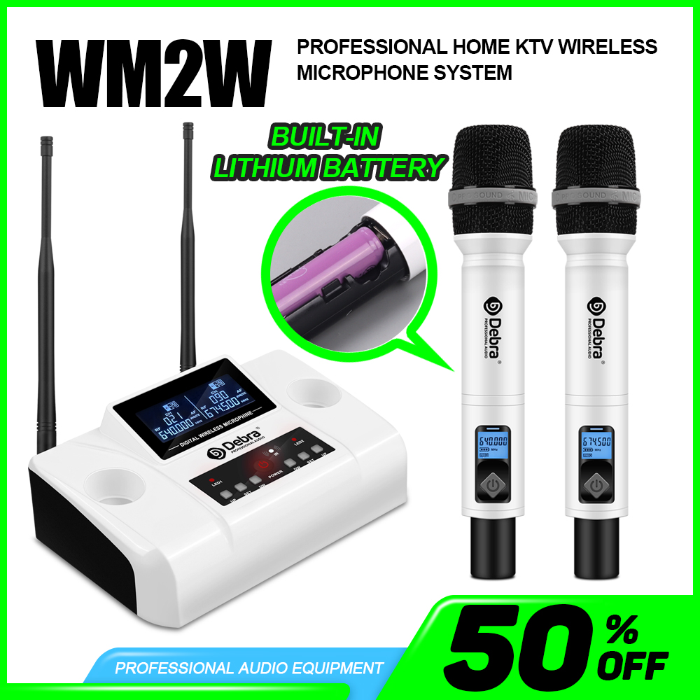 Debra New WM2W – беспроводной  – обзор и цена Rechargeable Wireless Mic Lithium Battery