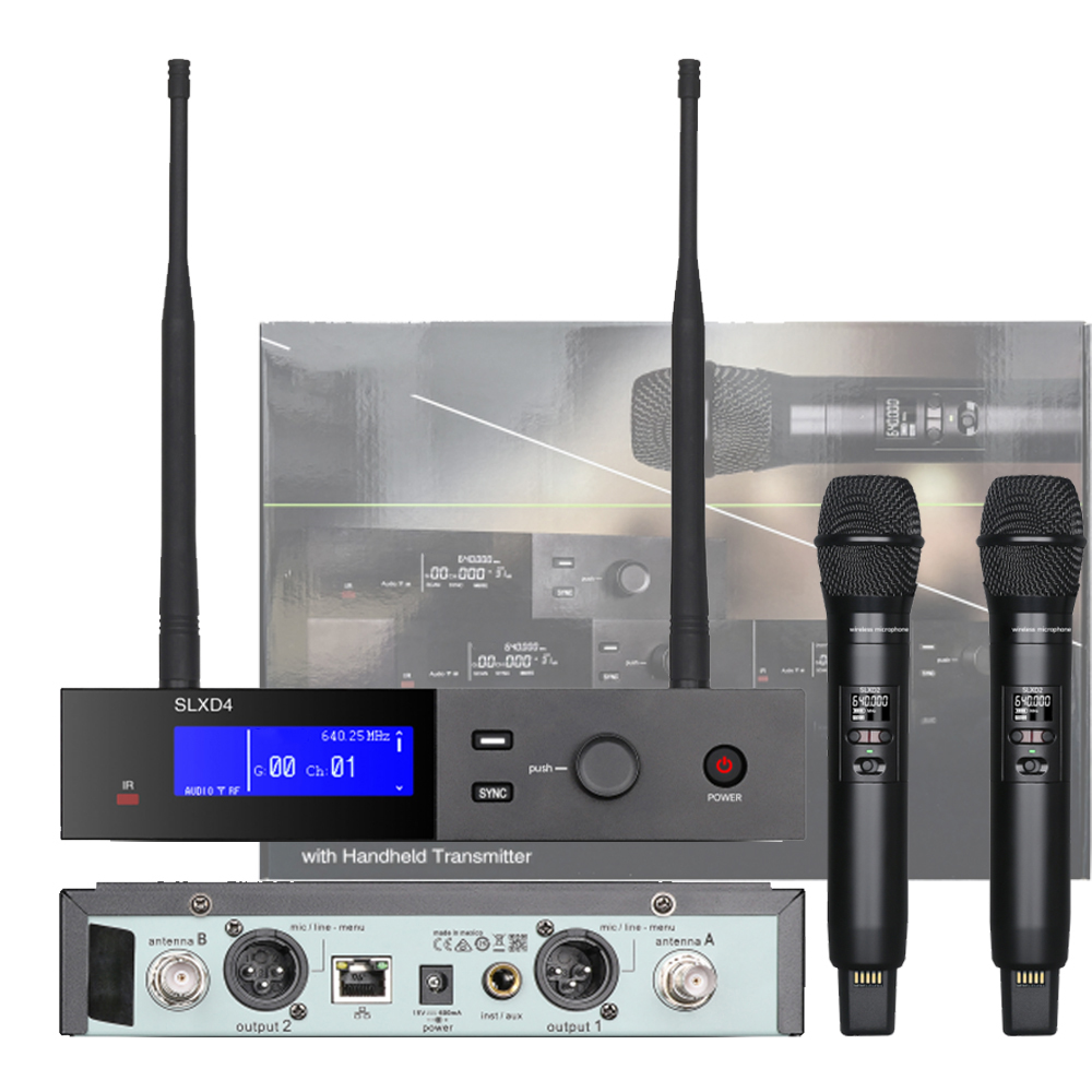 Беспроводная микрофонная систе – обзор и цена Uhf Wireless Microphone System Dual Channel