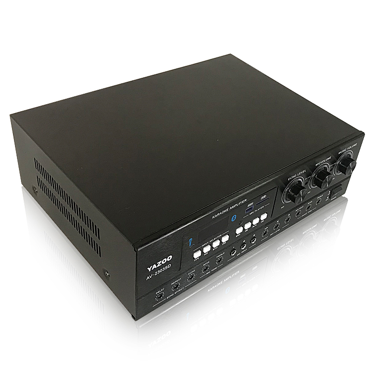Усилитель для караоке OEM AV-2 – обзор и цена Karaoke Amplifier Mixer Bluetooth