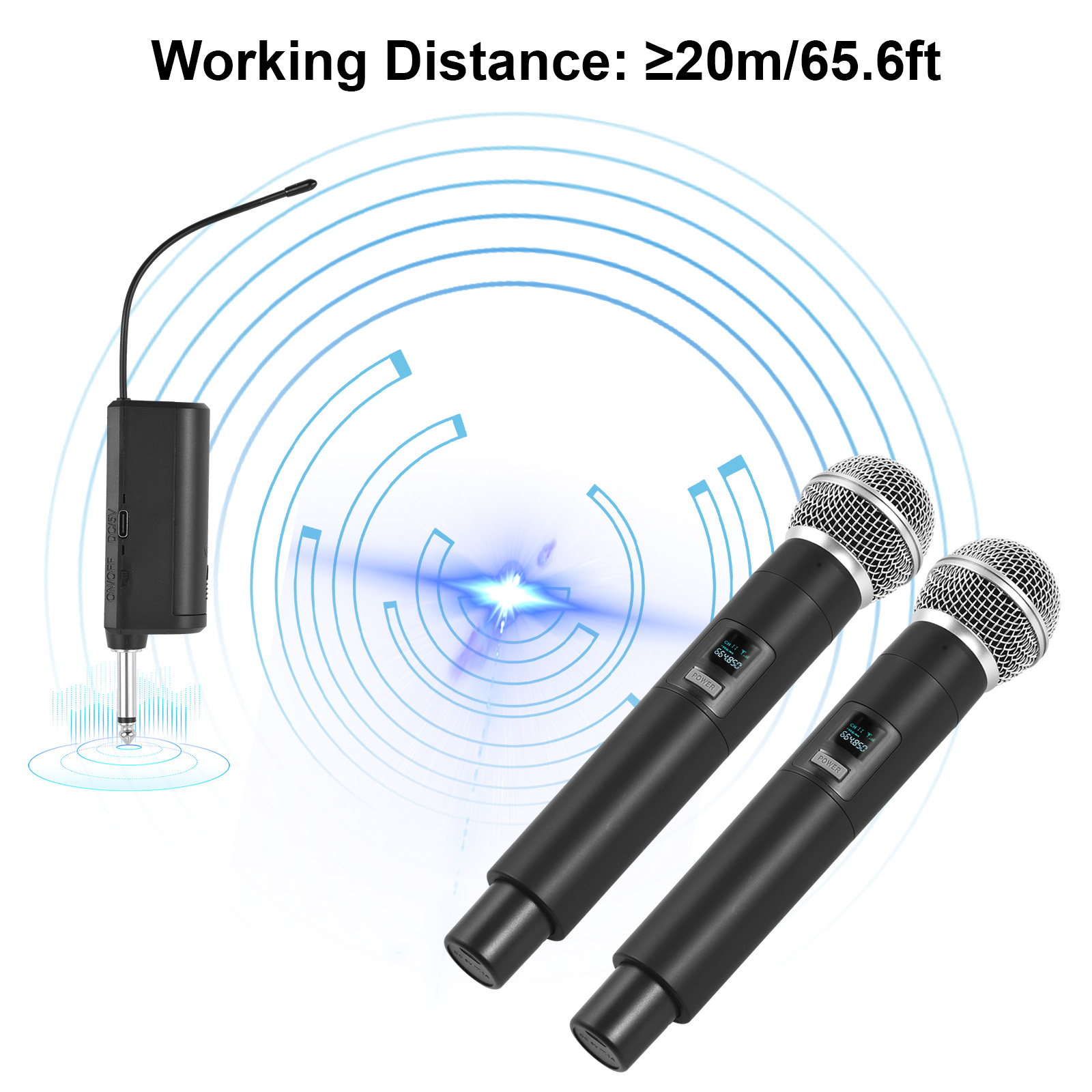 Беспроводной микрофон професси – обзор и цена Wireless Lavalier Microphone Dual Receiver