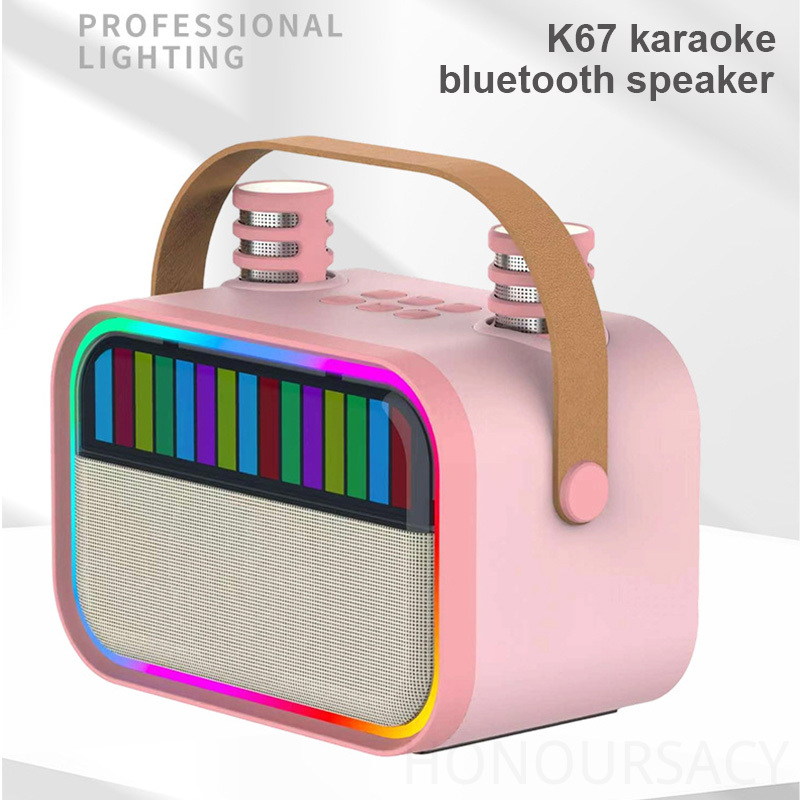 НОВЫЙ Bluetooth-динамик для ка – обзор и цена Karaoke Machine Portable With 2 Mic