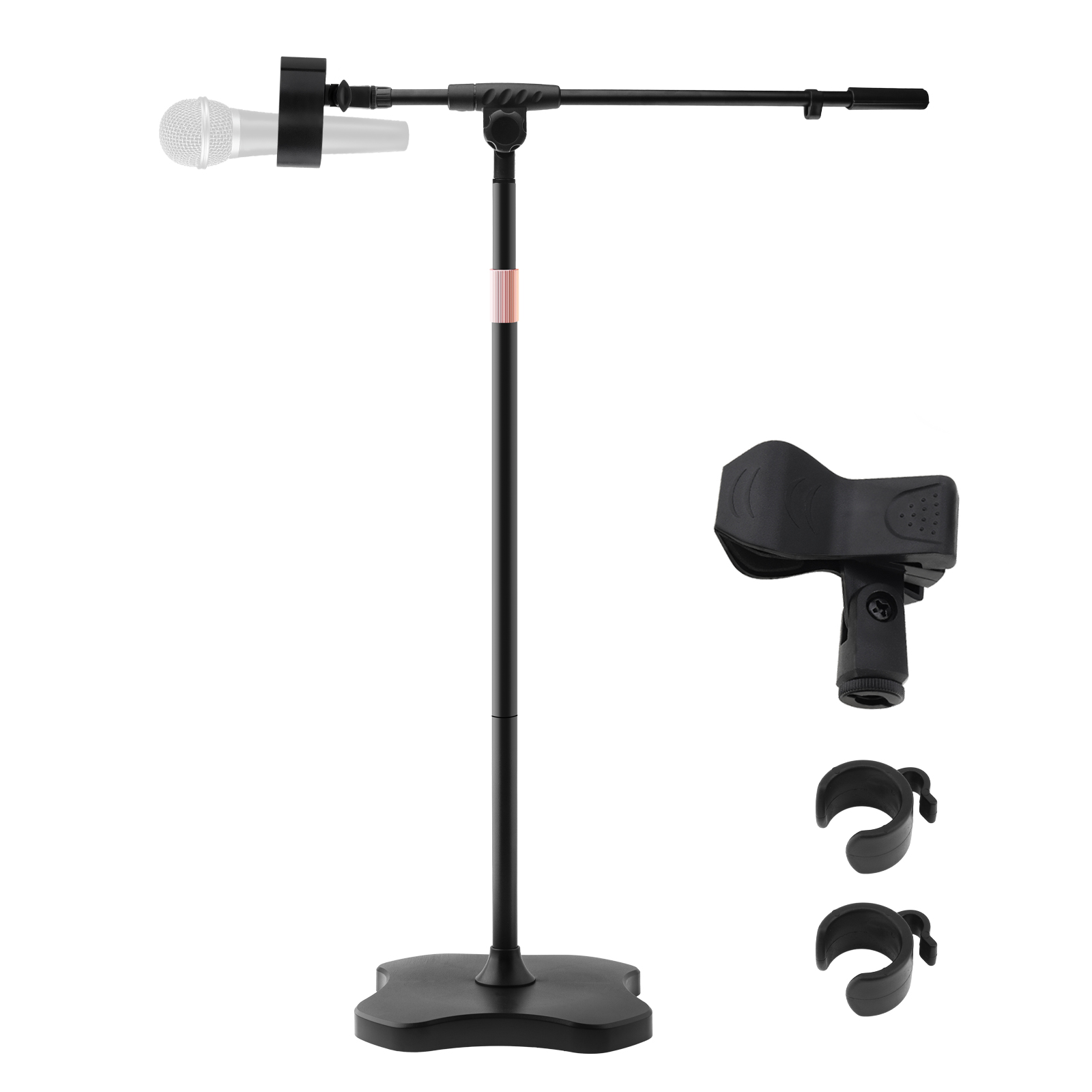 Регулируемая напольная стойка  – обзор и цена Microphone Stand Boom Arm Floor