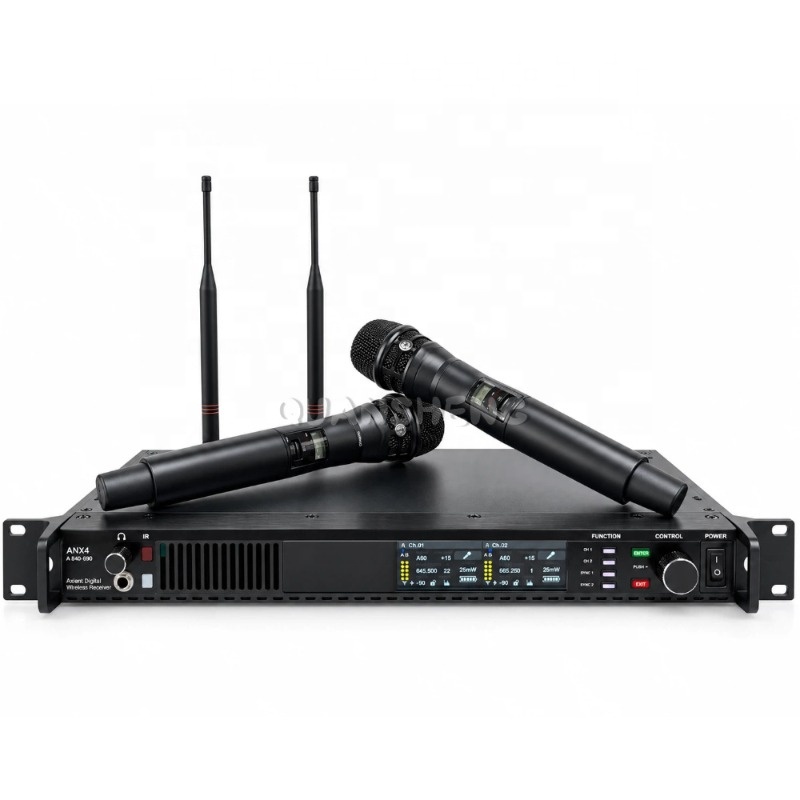 Цифровая беспроводная микрофон – обзор и цена Uhf Wireless Microphone System Dual Channel