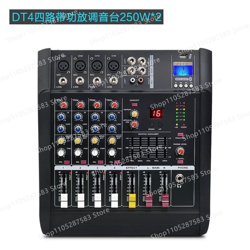 Микшерный пульт с усилителем м – обзор и цена Karaoke Amplifier Mixer Bluetooth