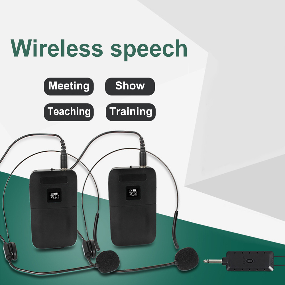 Профессиональный беспроводной  – обзор и цена Wireless Lavalier Microphone Dual Receiver