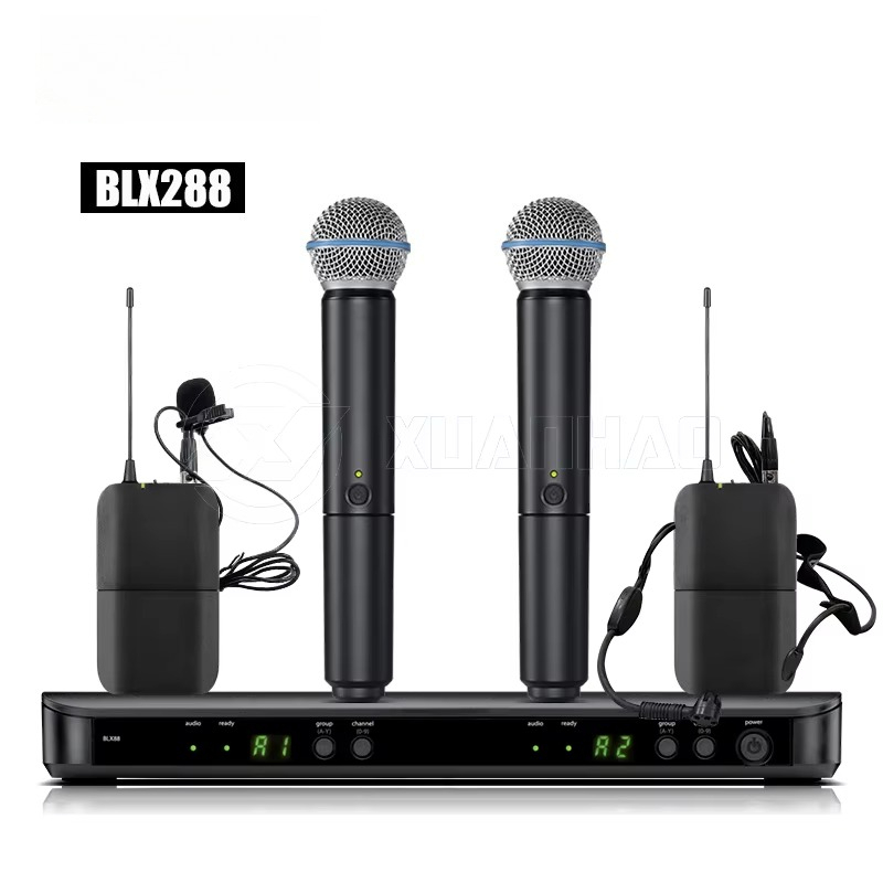 Профессиональная беспроводная  – обзор и цена Uhf Wireless Microphone System Dual Channel