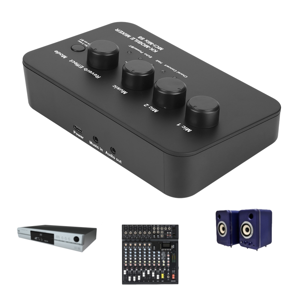 Караоке-аудиомикшер с разъемам – обзор и цена Karaoke Amplifier Mixer Bluetooth