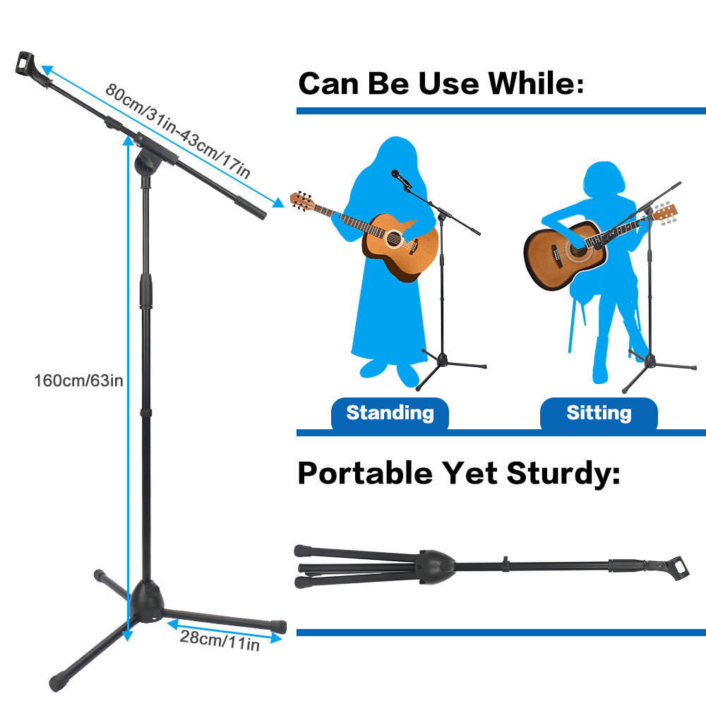 Складная напольная микрофонная – обзор и цена Microphone Stand Boom Arm Floor