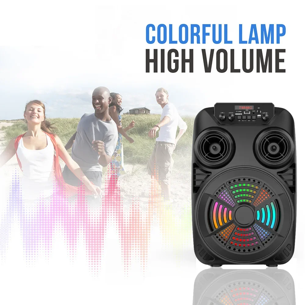 Высокомощные Bluetooth-колонки – обзор и цена Karaoke Speaker System 100W Rgb