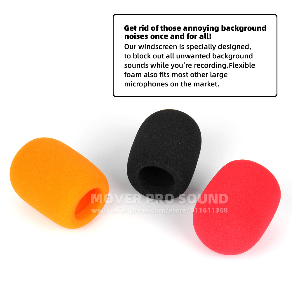 2 шт., ветрозащитная губка для – обзор и цена Microphone Pop Filter Foam Windscreen