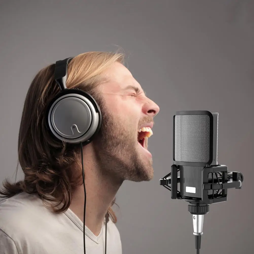 Микрофонный держатель с поп-фи – обзор и цена Microphone Shock Mount Universal