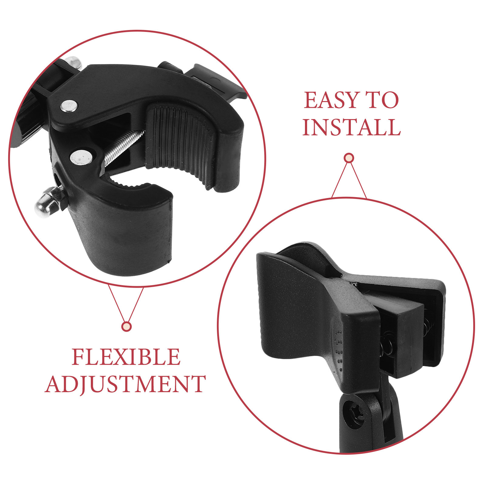 Набор из 2 регулируемых зажимо – обзор и цена Microphone Shock Mount Universal