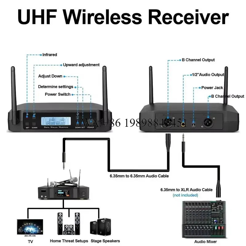 WMWMNU PAT GLXD4 – беспроводна – обзор и цена Uhf Wireless Microphone System Dual Channel