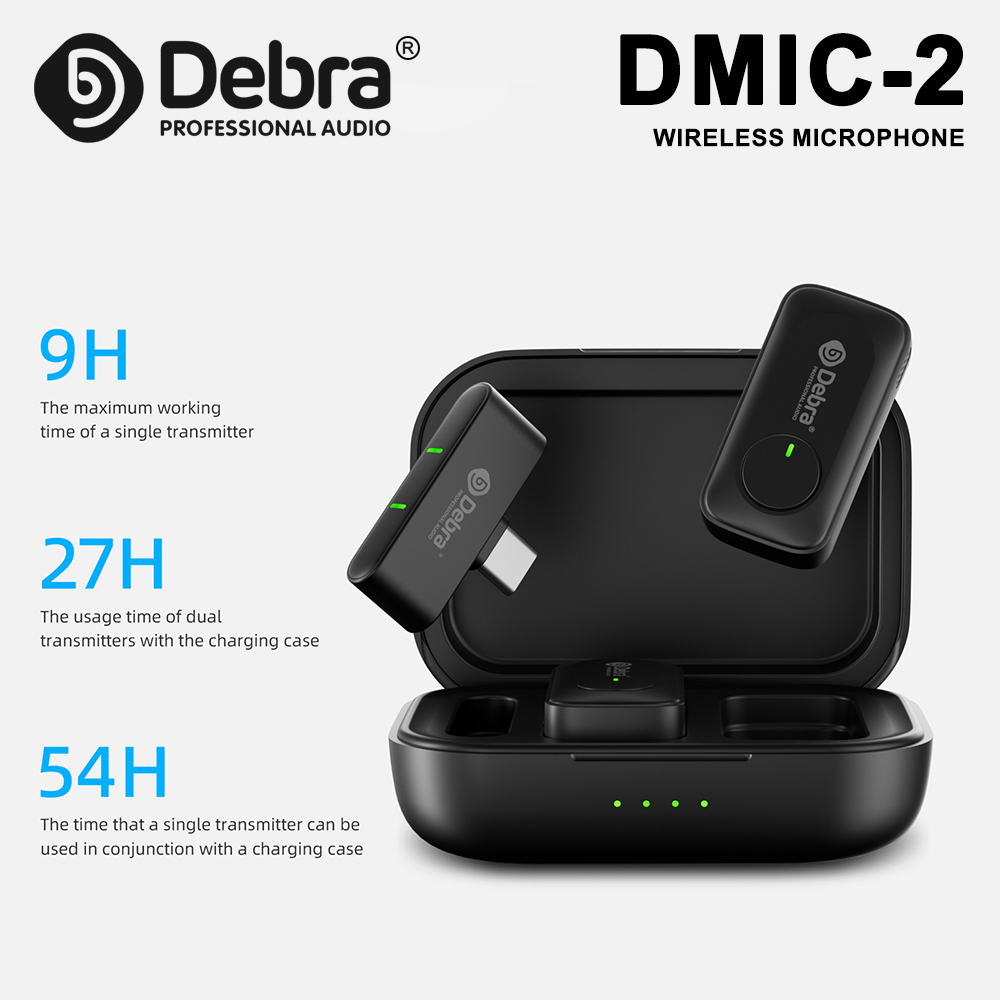 Беспроводной микрофон Debra DM – обзор и цена Wireless Lavalier Microphone Dual Receiver
