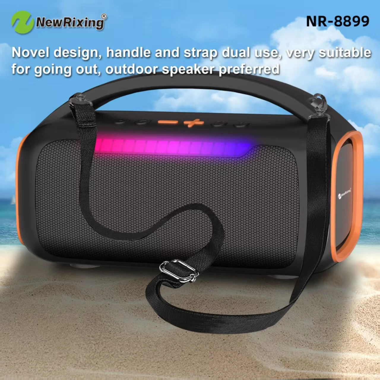 Новый Bluetooth-динамик Rixing – обзор и цена Karaoke Machine Portable With 2 Mic