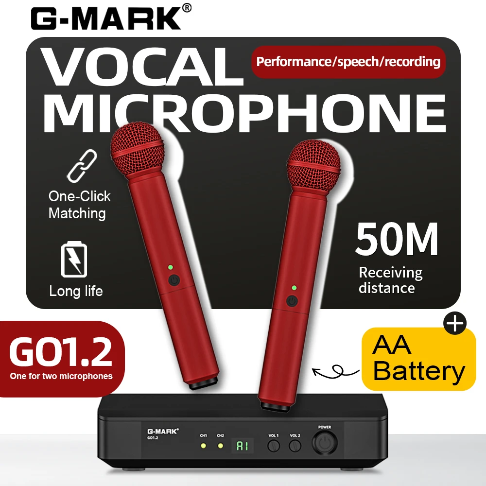 Беспроводной караоке-микрофон  – обзор и цена Rechargeable Wireless Mic Lithium Battery