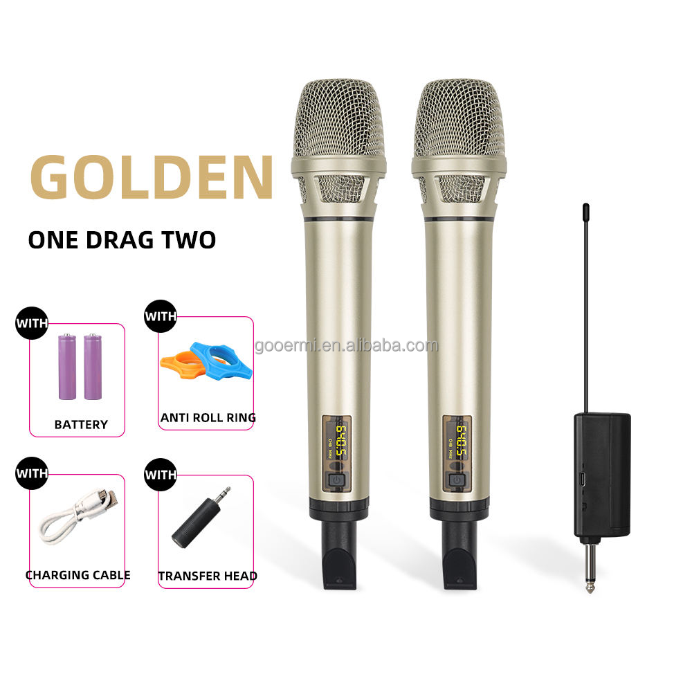 Портативная беспроводная микро – обзор и цена Uhf Wireless Microphone System Dual Channel