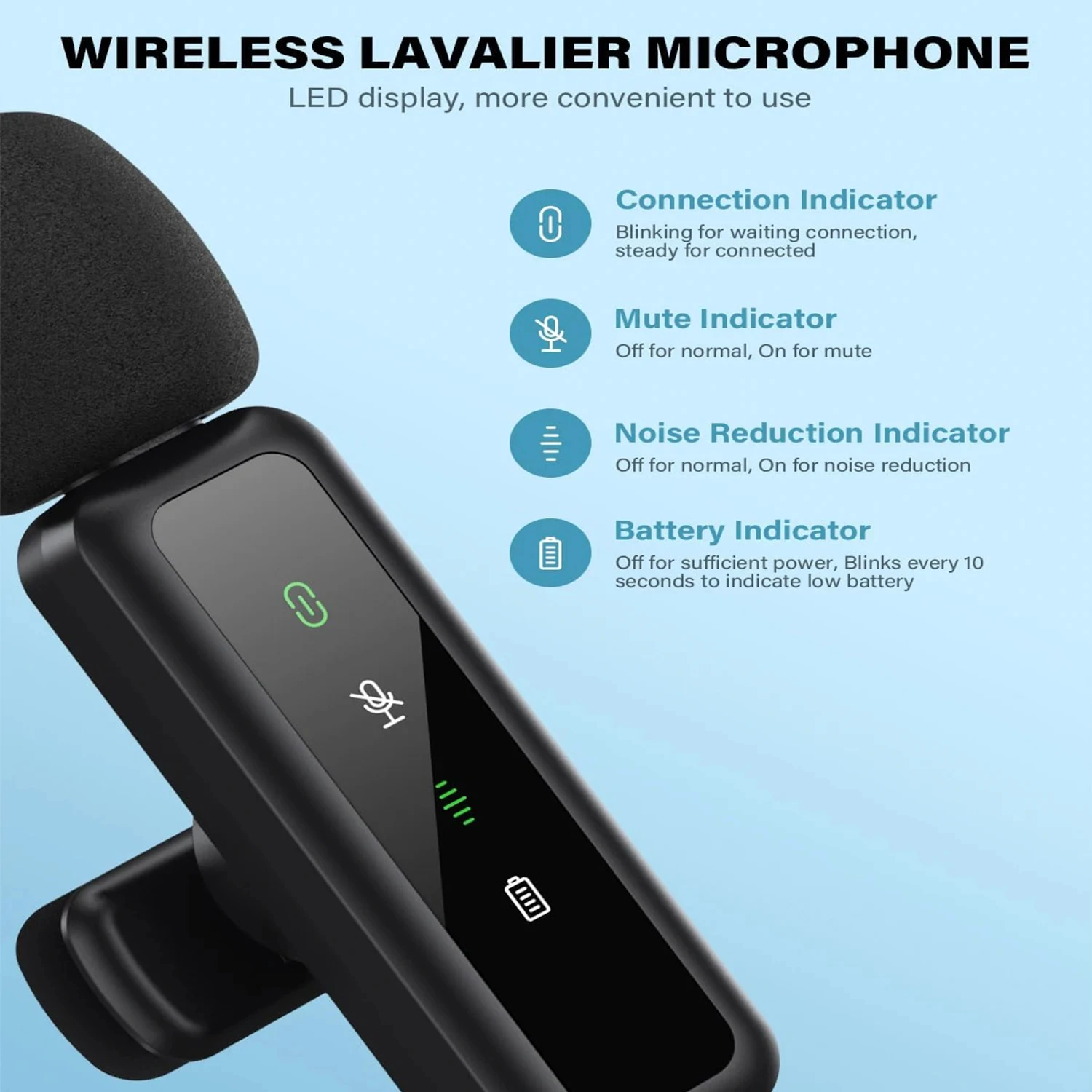 Беспроводной петличный микрофо – обзор и цена Rechargeable Wireless Mic Lithium Battery