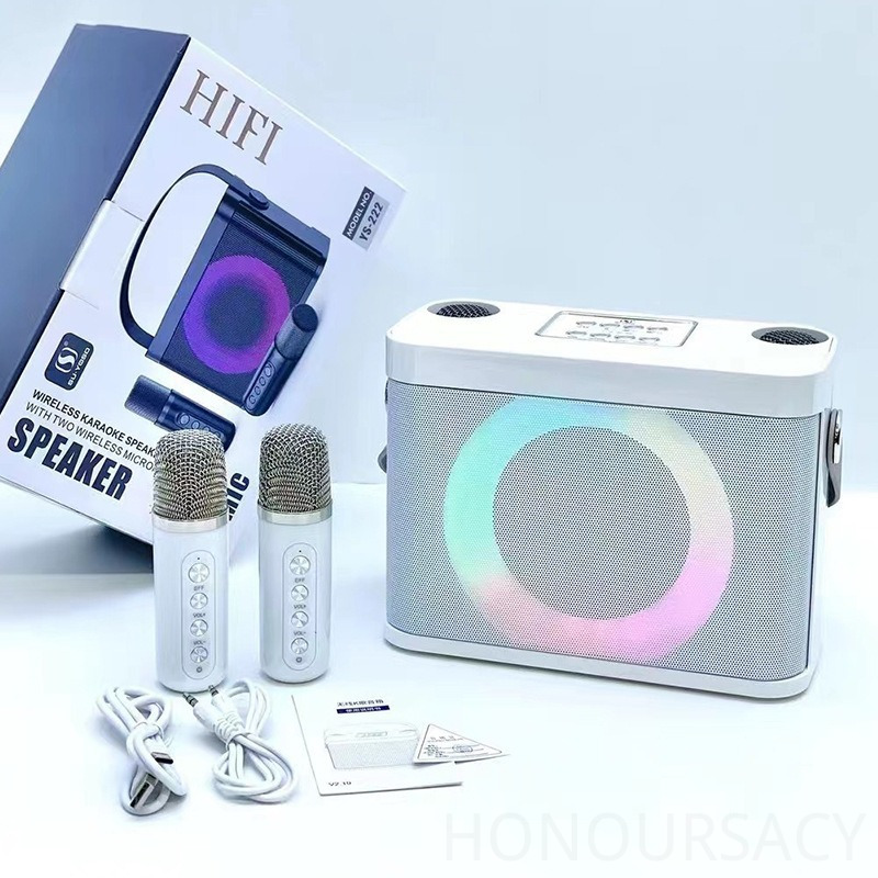 HIFI Стерео Bluetooth-караоке- – обзор и цена Karaoke Machine Portable With 2 Mic