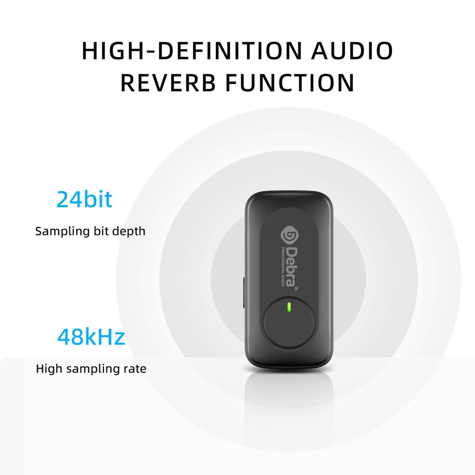 Беспроводной микрофон Debra DM – обзор и цена Wireless Lavalier Microphone Dual Receiver