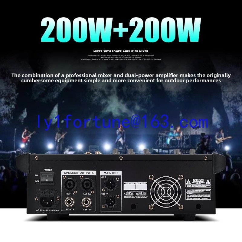Микшер с усилителем мощности U – обзор и цена Karaoke Amplifier Mixer Bluetooth
