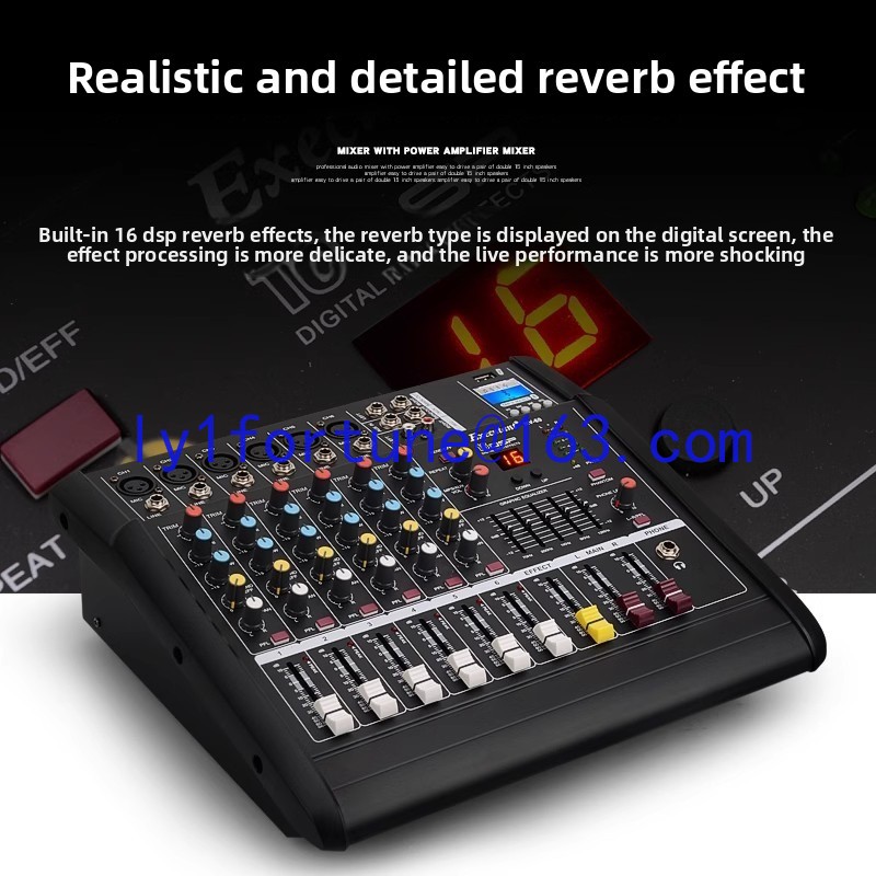 Микшер с усилителем мощности U – обзор и цена Karaoke Amplifier Mixer Bluetooth